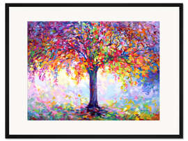 Gerahmter Kunstdruck Baum des Glücks