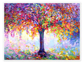 Wall print  Tree of Happiness - Leon Devenice