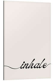 Magnettafel Inhale, einatmen