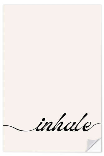 Wall sticker Inhale