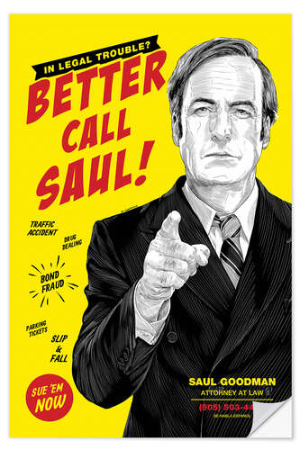 Wall sticker Better Call Saul!