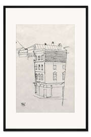 Gerahmter Kunstdruck Straßenecke