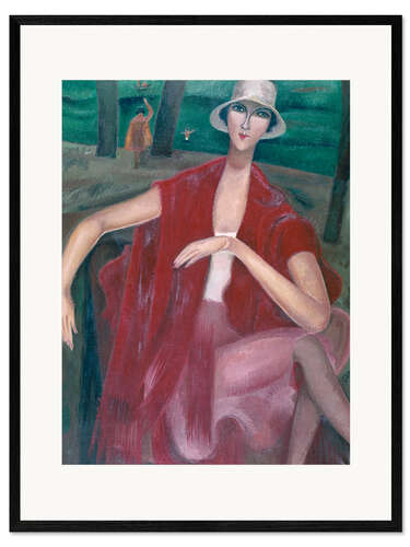 Innrammet kunsttrykk Portrait of Mlle Rose-Marie Matthey