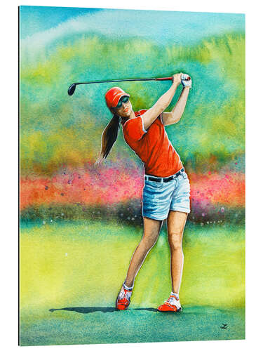 Galleritryck The Female Golfer