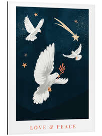 Magnettafel Love &amp; Peace