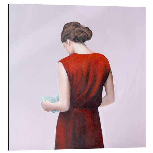 Gallery print Girl Reading, back view