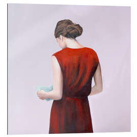 Gallery print Girl Reading, back view