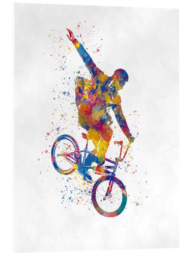 Acrylic print BMX sports XVIII