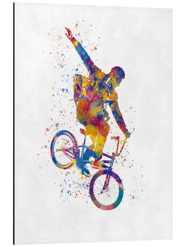 Aluminium print BMX sports XVIII