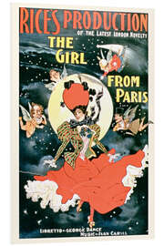 Foam board print Rice's Production of "The Girl from Paris"