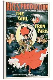 Magnettafel Rice' Inszenierung von "Das Mädchen aus Paris"