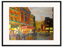 Gerahmter Kunstdruck Londoner Nacht