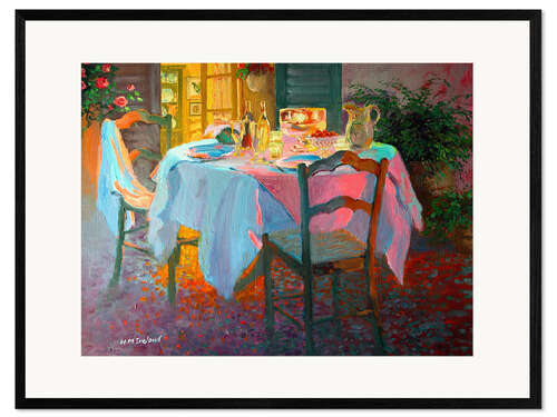 Impresión de arte enmarcada The Terrace, 2003