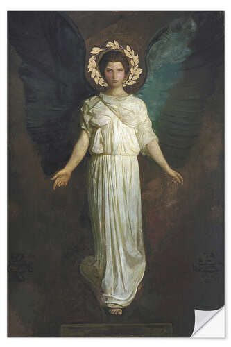 Selvklæbende plakat A Winged Figure, c. 1904