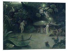 Foam board print Scene from 'A Midsummer Night's Dream', 1832