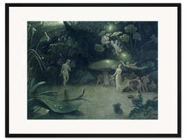 Gerahmter Kunstdruck Szene aus "Ein Sommernachtstraum", 1832