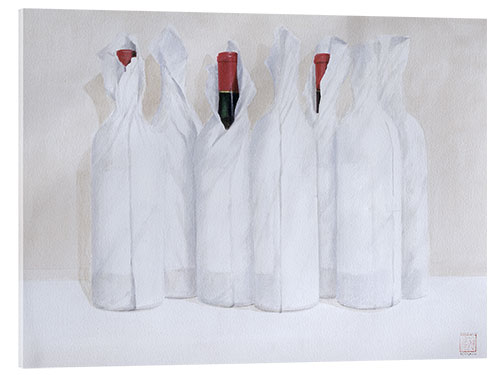 Quadro em acrílico Wrapped bottles III, 2003