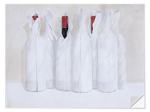 Naklejka na ścianę Wrapped bottles III, 2003