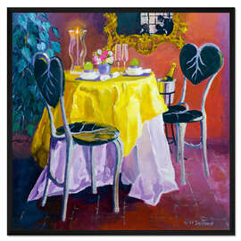 Gerahmter Kunstdruck Palmenzimmer