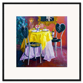 Gerahmter Kunstdruck Palmenzimmer