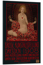 Akrylbilde Great art exhibition Dresden, 1908