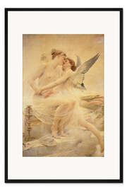 Gerahmter Kunstdruck Amor und Psyche