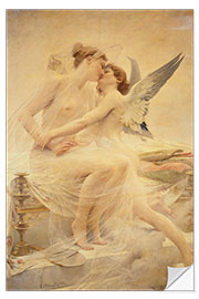 Sticker mural Cupid and Psyche