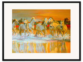 Gerahmter Kunstdruck Camargue