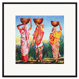 Stampa artistica con cornice Three Women, 1993