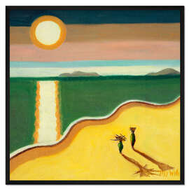 Gerahmter Kunstdruck Abendsonne, 2010