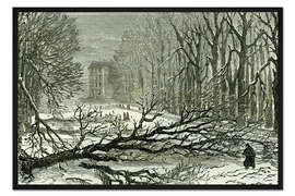 Gerahmter Kunstdruck Kensington Gardens London, 1887