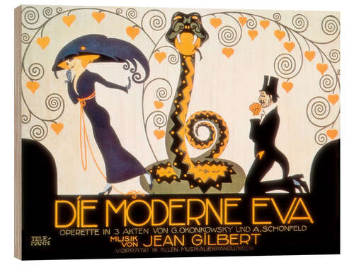 Stampa su legno Opera "Die moderne Eva", 1911