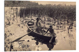 Gallery print Gathering Water Lilies, 1886