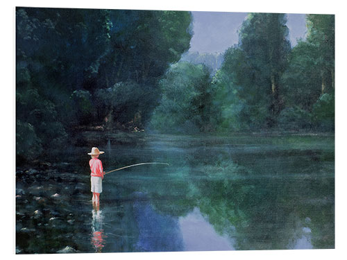 Tableau en PVC Child Fishing, 1989