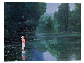 Tableau en PVC Child Fishing, 1989