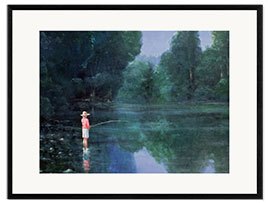 Framed art print Child Fishing, 1989