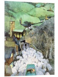 Cuadro de PVC Sheep on the Road