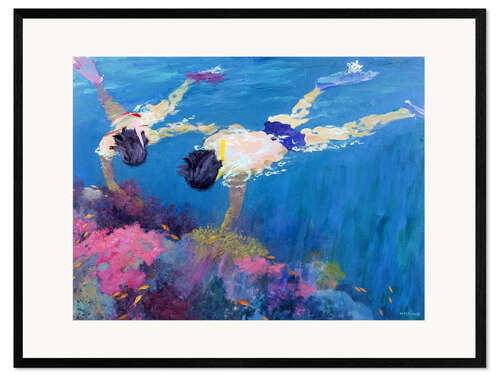 Framed art print Coral II