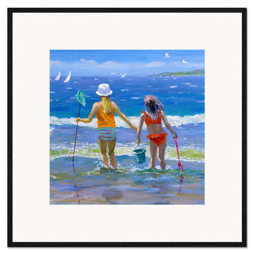 Framed art print Gone Fishing