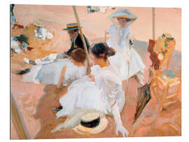 Galleritryk Under the Parasol, on the Beach at Zarautz, 1905