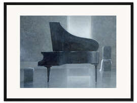 Gerahmter Kunstdruck Schwarzes Klavier, 2004
