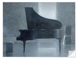 Naklejka na ścianę Black piano, 2004