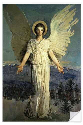 Selvklebende plakat Monadnock Angel, 1920