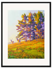 Gerahmter Kunstdruck Aufgescheucht