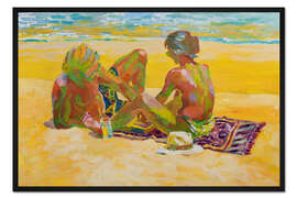 Gerahmter Kunstdruck Backgammon I