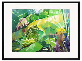 Gerahmter Kunstdruck Gekko