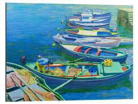 Magnettafel Fischerboote