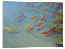 Magnettafel Fischteich