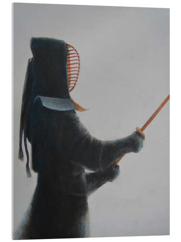 Acrylglas print Kendō Warrior