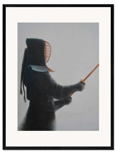 Kehystetty taidepainatus Kendō Warrior